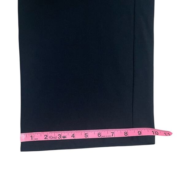 Eileen Fisher Jersey Knit Straight Leg Pants Pull On Black Size Small Minimalist - Picture 11 of 11